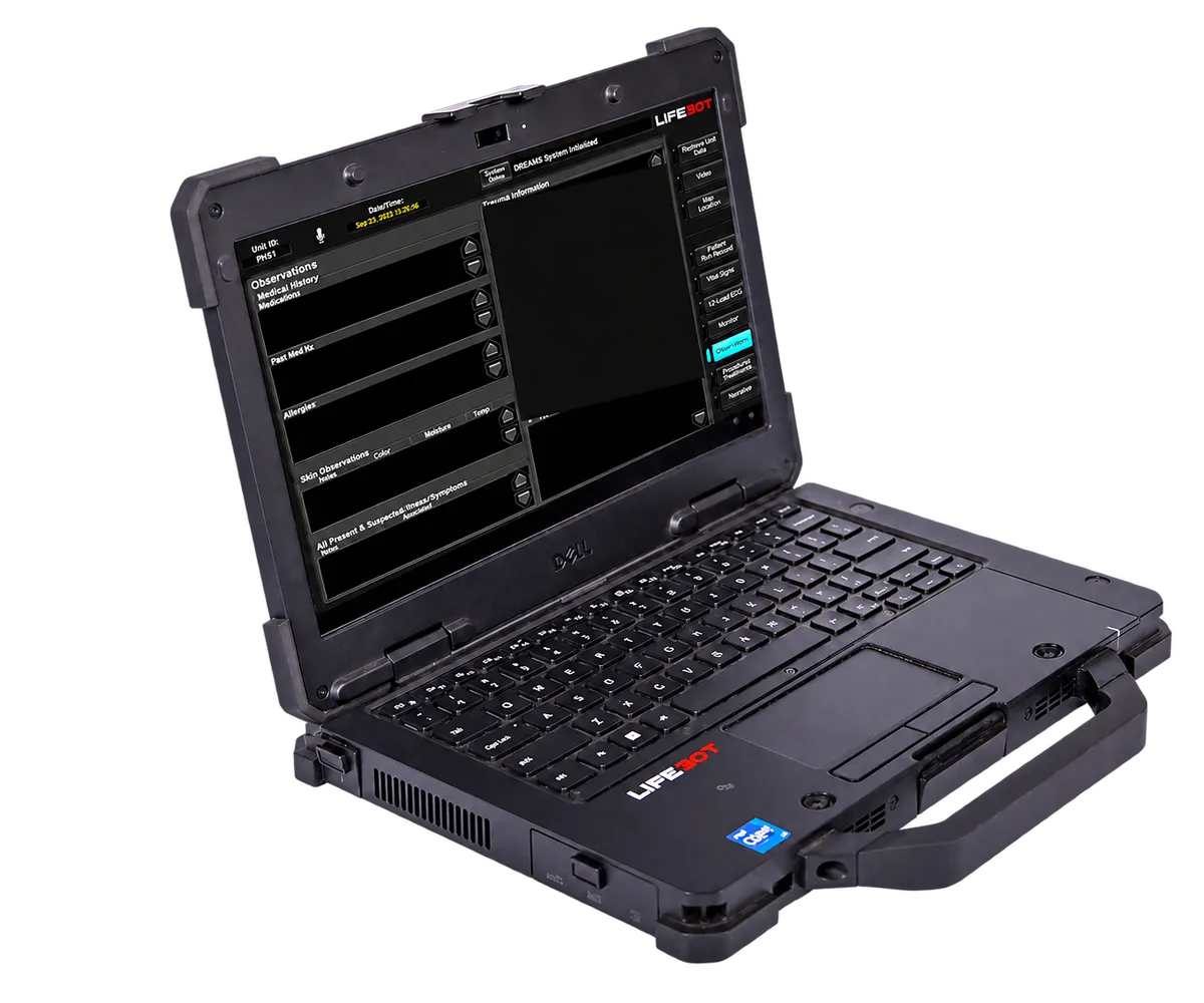 Dayanıklı dizüstü yapılandırmasında LifeBot Command